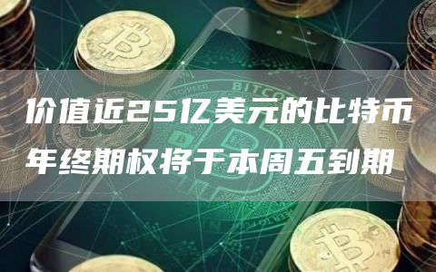 价值近25亿美元的比特币年终期权将于本周五到期1