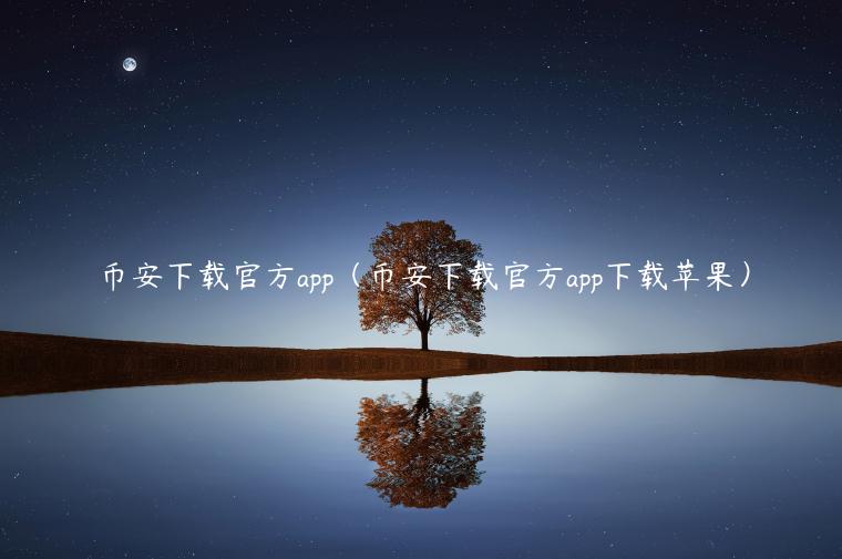 binance下载官方app（binance下载官方app下载苹果）-第1张图片-交易所