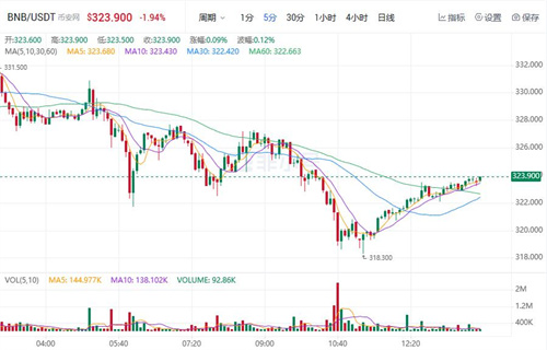 BNB今日最新行情消息 BI安币今日价格行情-第1张图片-交易所