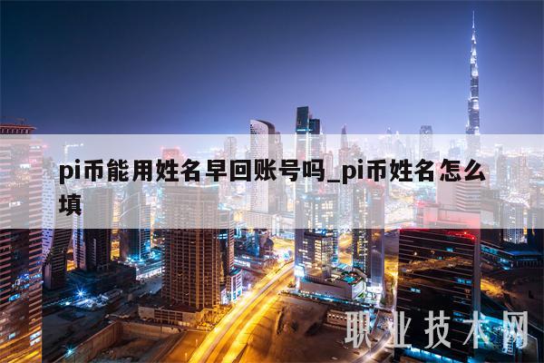 pi币能用姓名早回账号吗_pi币姓名怎么填-第1张图片-交易所