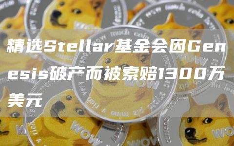 精选Stellar基金会因Genesis破产而被索赔1300万美元-第1张图片-交易所