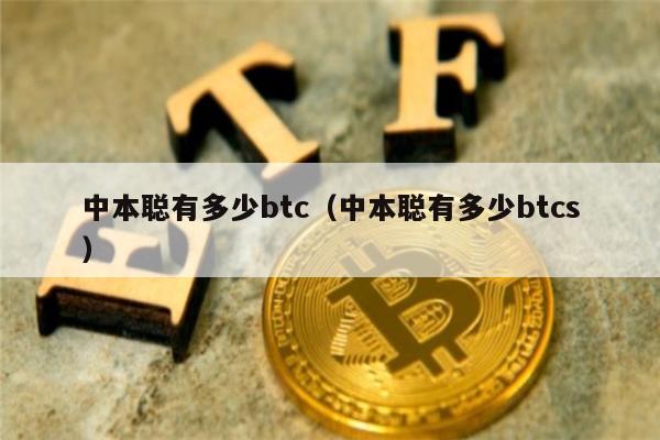 中本聪有多少btc（中本聪有多少btcs）-第1张图片-交易所