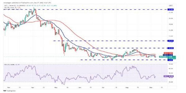 2022价格分析：BTC、ETH、BNB、XRP、ADA、SOL、DOGE、DOT、MATIC、SHIB-第9张图片-交易所