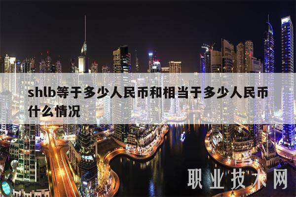 shlb等于多少人民币和相当于多少人民币什么情况-第1张图片-交易所