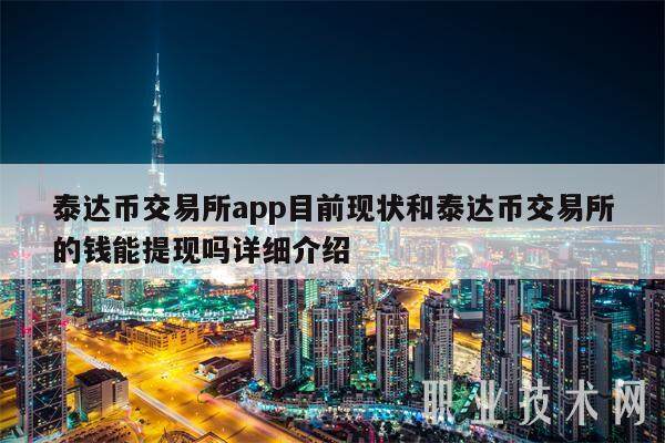 泰达币交易所app目前现状和泰达币交易所的钱能提现吗详细介绍-第1张图片-交易所
