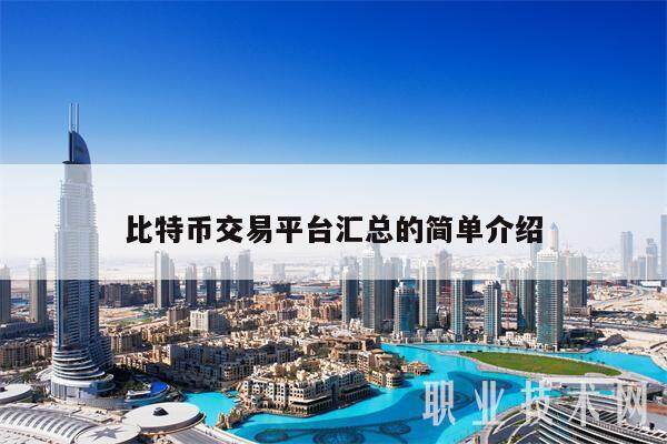 比特币交易平台汇总的简单介绍-第1张图片-交易所